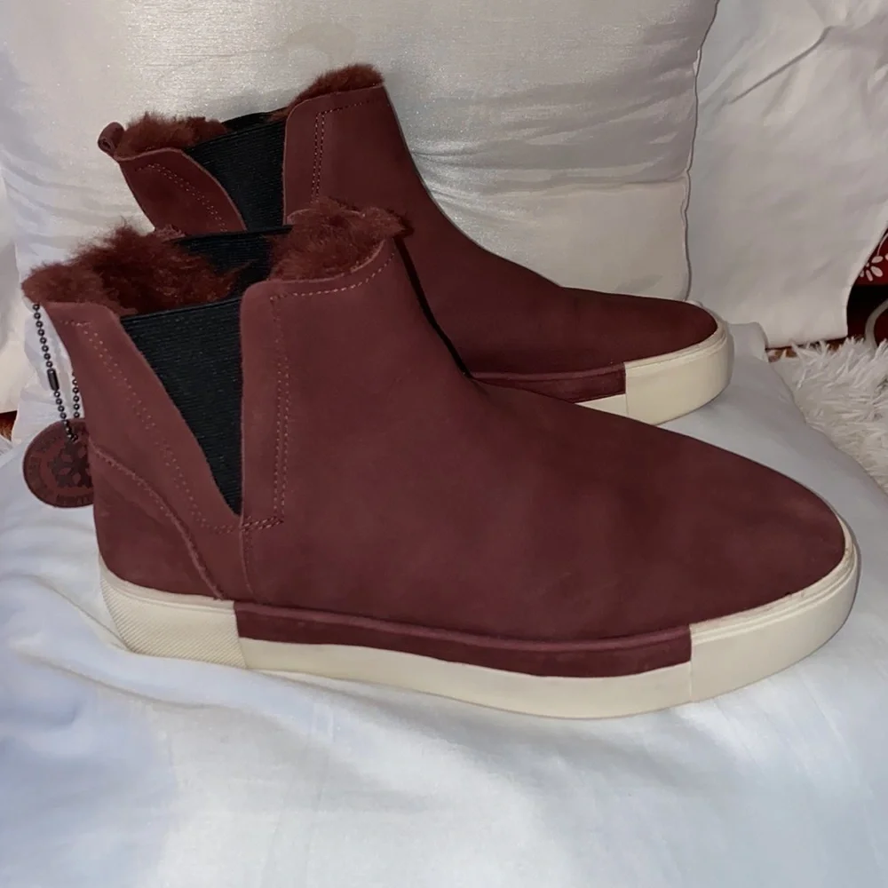J/Slides Waterproof Rust Boots size 10